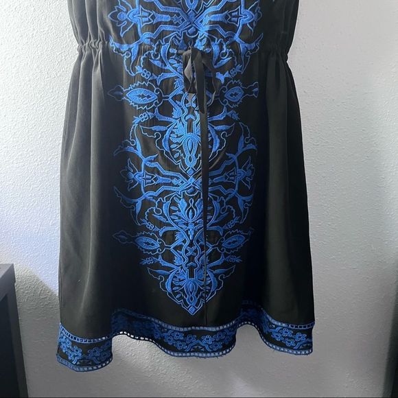 Rebecca Taylor Dress Silk Floral Embroidered - Picture 5 of 9